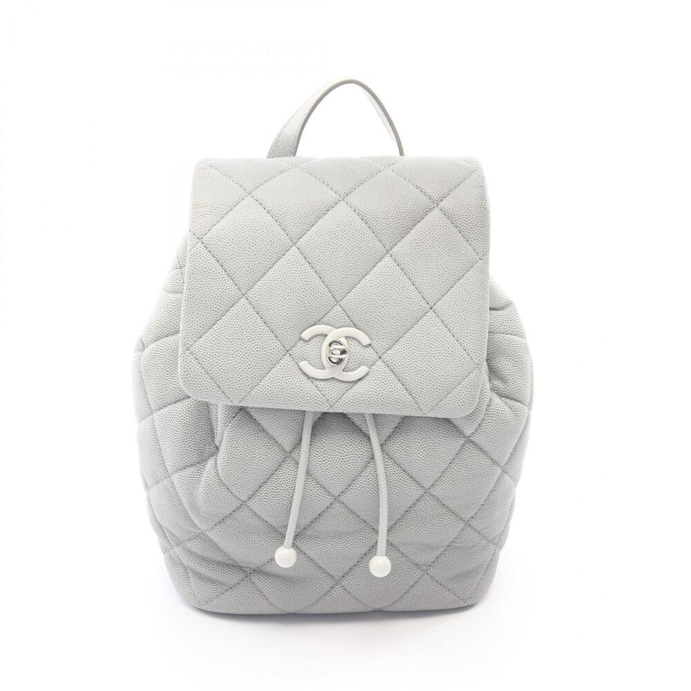 Chanel Matelassé Backpack/Handbag, Caviar Leather (Grained Calfskin), Women's...